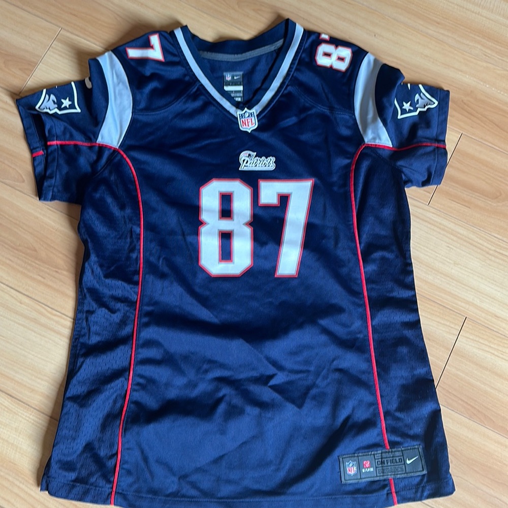 Patriots Gronkowski 87 kids jersey size 14